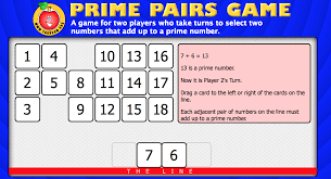 Pin By Miss Penny Maths On Primes Games Prime Numbers Pairs