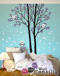 Owls Tree Wall Decoration With