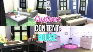 the sims 4 custom content house build