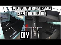 vw super beetle carpet installation 72