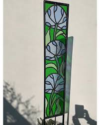 Agapanthus Glass Garden Art