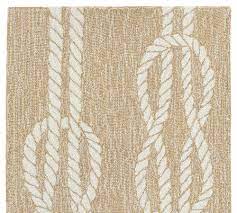 nautical rope outdoor rug pottery barn