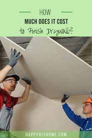 how much does it cost to finish drywall
