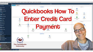 enter credit card payment