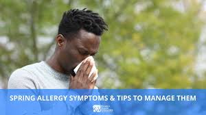 spring allergy symptoms tips to