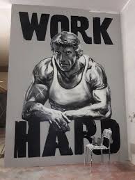 Designer Gym Wall Art Painting