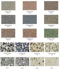 Epoxy Color Chart Tri State Industrial Floors