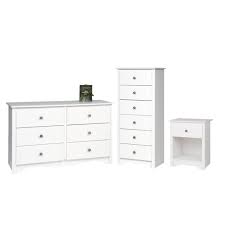 Maybe you would like to learn more about one of these? 3 Piece Set With Nightstand Dresser And Lingerie Chest In White Walmart Com Walmart Com