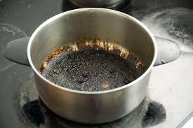 how to clean a burnt pot make it shine