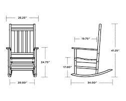 polywood estate rocking chair r199