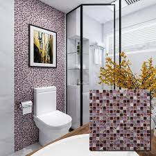 Purple Glass Mosaic Tiles