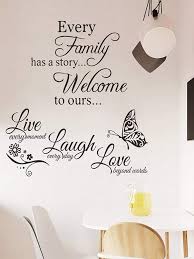 2pcs Live Laugh Love Decor Wall Sticker
