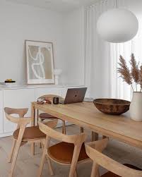 californian style dining room table