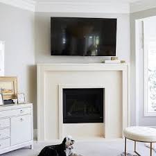 tv over bedroom fireplace design ideas