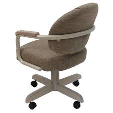• tight back and loose seat cushion. Swivel Tilt Kitchen Caster Chair With Wheels M 79 18 Inch Seat