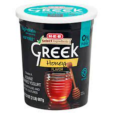 h e b non fat vanilla greek yogurt