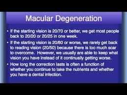 Macular Degeneration Can Be Reversed Youtube Eyes