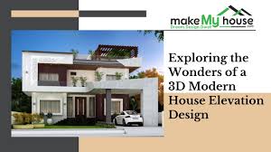 3d modern house elevation design make