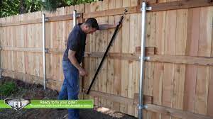 True Latch Gate Brace - Lift your gate in seconds. Perfect DIY/Contractor gate  repair kit! - YouTube