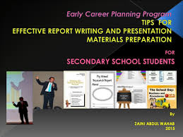 Presentation report writing skills 