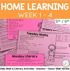distance learning pack week 1 4