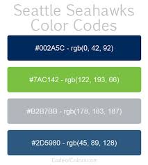 Seattle Seahawks Colors Hex And Rgb