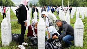 Srebrenica memorial in bosnia and herzegovina listing the names of 'genocide victims', including those missing (and found alive later), killed in battle, by suicide, and other causes. Mutter Von Srebrenica Ziehen Vor Europaischen Gerichtshof Fur Menschenrechte