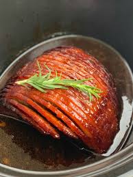 slow cooker honey glazed ham together