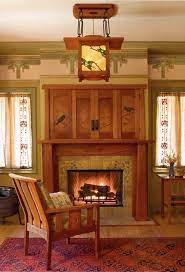 Fireplace Design Arts And Crafts House