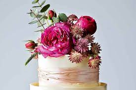 Chocolate Wedding Cake Gold Small Waitrose gambar png