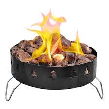 Example of gas fire pit ring with conversion kits. Camp Chef Propane Fire Ring U Haul