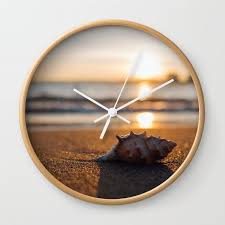 Seashore Seas Wall Clock By