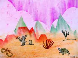 Desert Landscapes With Third Grade