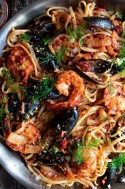 y tomato seafood pasta the