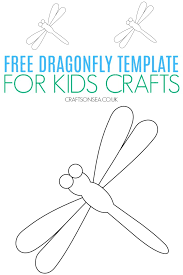 Select from 35654 printable coloring pages of cartoons, animals, nature, bible and many more. Free Dragonfly Template Printable Pdf Crafts On Sea