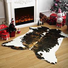 amearea faux cowhide rug premium cow