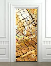 Gold Texture Wall Decal Door Sticker