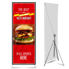anley custom x stand banner portable