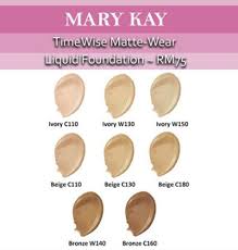 mary kay timewise matte 3d foundation
