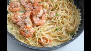 This angel hair pasta with shrimp makes an easy meal in no it's super simple. Creamy Shrimp Alfredo Pasta Youtube