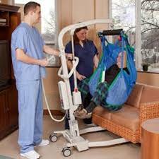 A hoyer lift is typically used to assist patients who need 90 to 100 percent assistance getting in and out of bed. Electric Patient Hoyer Lift Rental Nashville Tn