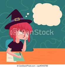 Draw the outline for toothless' front legs and wings. Bored Girl Daydreaming Vector Illustration Of A Cartoon Girl Studying With A Bored Expression Daydreaming Canstock