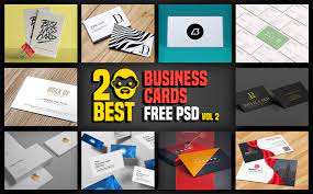 20 best business cards free psd vol 2