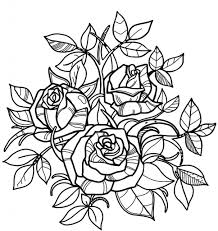 (based on keywords) color this wolf woman and all the roses and feathers that surround her. Printable Coloring Pages Of Roses Novocom Top