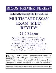 Michigan bar exam essay outlines   Top Essay Writing