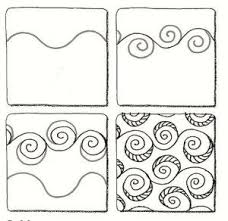 Then you should choose the blocks and start drawing repetitive structures and patterns. Design Originals Zentangle Patterns Zentangle Drawings Tangle Patterns