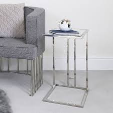 Bailey Stainless Steel Sofa Table