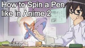 Pen spinning anime
