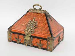 an antique style indian jewellery box