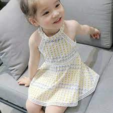Đầm bé gái chấm bi phối ren phong cách mùa hè cho bé 3-6 tuổi – D018 |  BBShine - Thời Trang & Phụ Kiện Trẻ Em